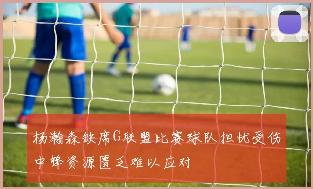 杨瀚森缺席G联盟比赛球队担忧受伤中锋资源匮乏难以应对